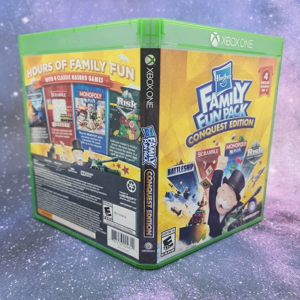 Hasbro Family Fun Pack: Conquest Edition (Microsoft Xbox One, 2016) Video Game
